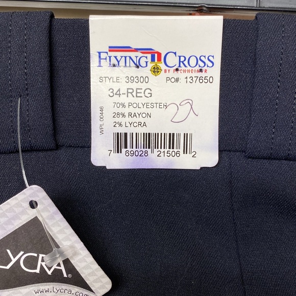 Flying Cross , style 39300 , PO# 137650 LAPD Navy, 34x32, NWT. - Picture 4 of 7